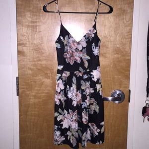 Floral fit and flare dress